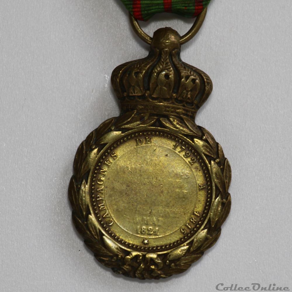 MEDAILLE DE SAINTE HELENE 1857 militarium insigne medaille de sainte helene 1857