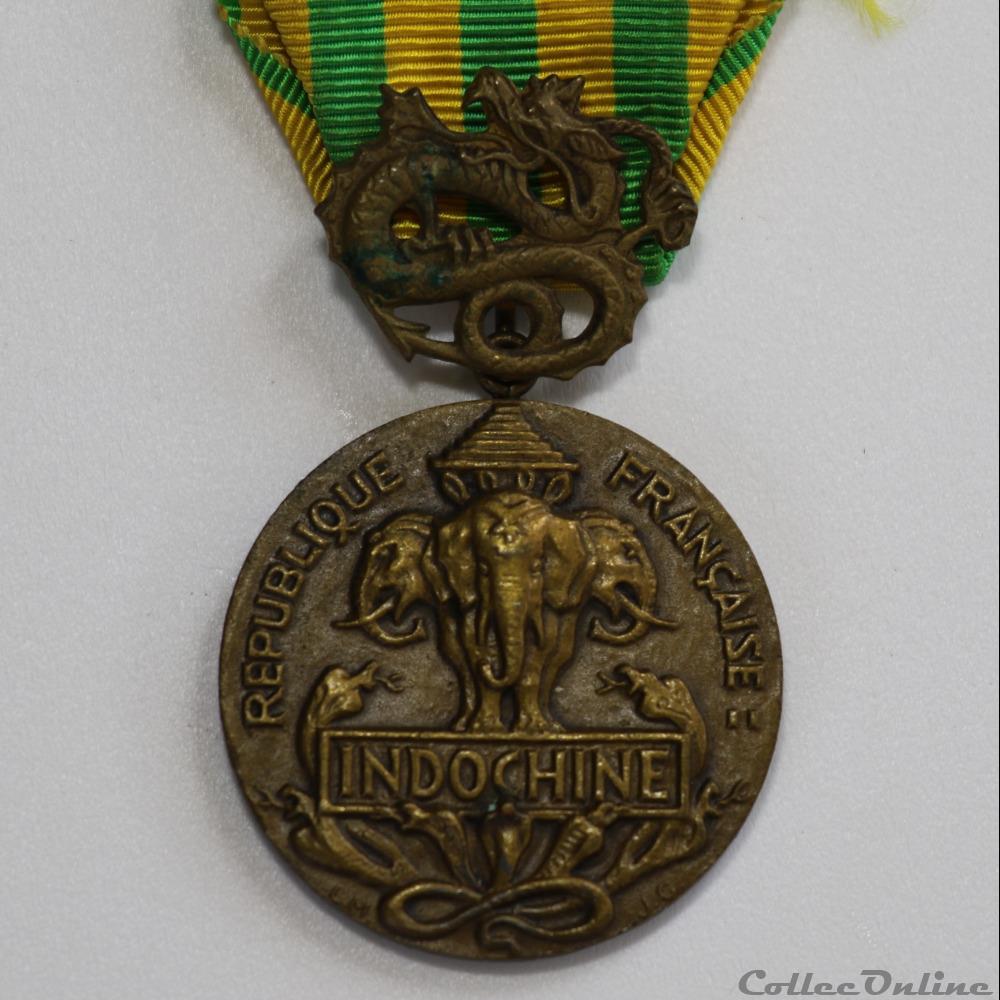 COMMEMORATIVE D'INDOCHINE militarium medaille insigne commemorative indochine