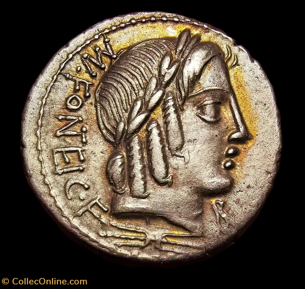 monnaies antiquite av jc ap romaines republicaines imperiales denarius fonteius