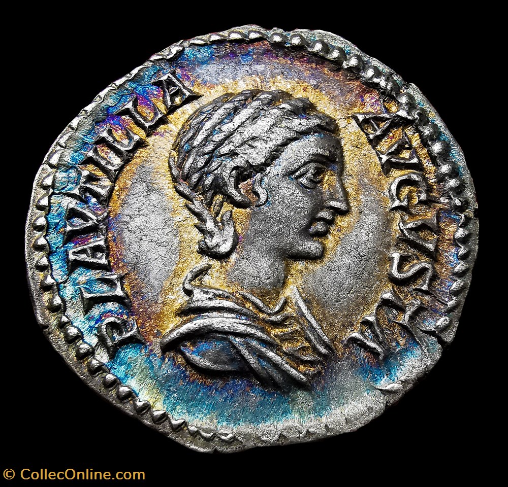 Denarius Plautilla monnaies antiquite av jc ap romaines republicaines imperiales denarius plautilla