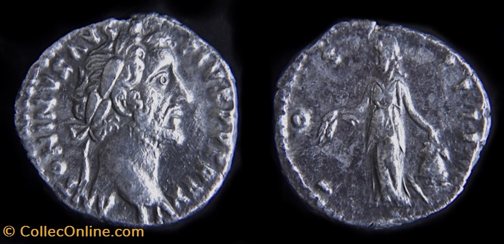 monnaies antiques av jc ap romaines republicaines imperiales antonin le pieux 138 161 denier rome ric 221