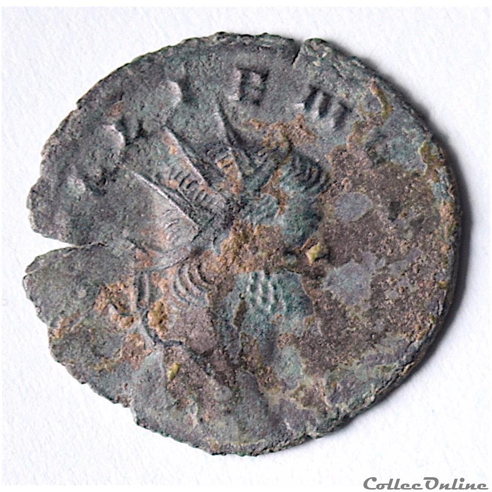 Gallien (253-268). Antoninien au "Centaure" Rome, 7e officine, 267-268 RIC 163 (Série Bestiaires) monnaie antique romaine gallien 253 268 antoninien au centaure rome 7e officine 267 268 ric 163 serie bestiaires