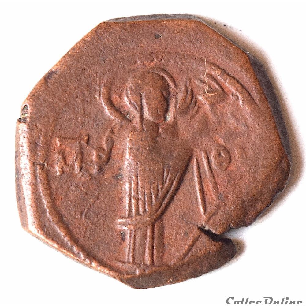 Manuel Ier Comnène avec la Vierge orans (1143-1180) Tetarteron - Sear 1968 - 3 monnaie antique byzantine manuel ier comnene avec la vierge orans 1143 1180 tetarteron sear 1968