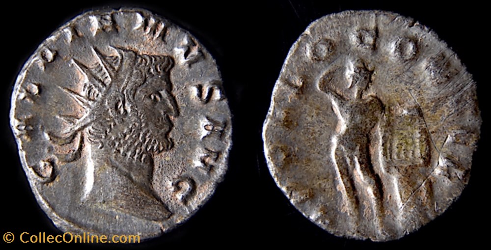 monnaie antique av jc romaine republicaine imperiale gallien 253 260 268 antoninien apollo a la lyre ric 467