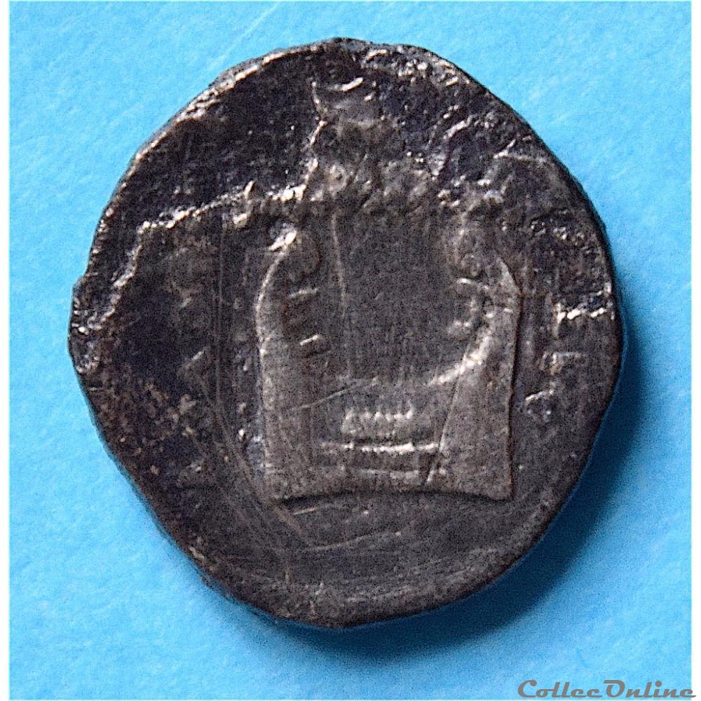 Ionia - Kolophon (BC 375-360) Diobole 3 monnaie antique av jc ap grecque ionia kolophon bc 375 360 diobole