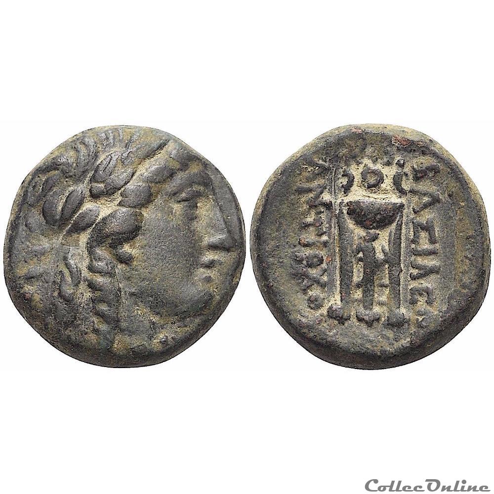monnaie antique grecque antiochos ii 261 246 av jc royaume seleucide