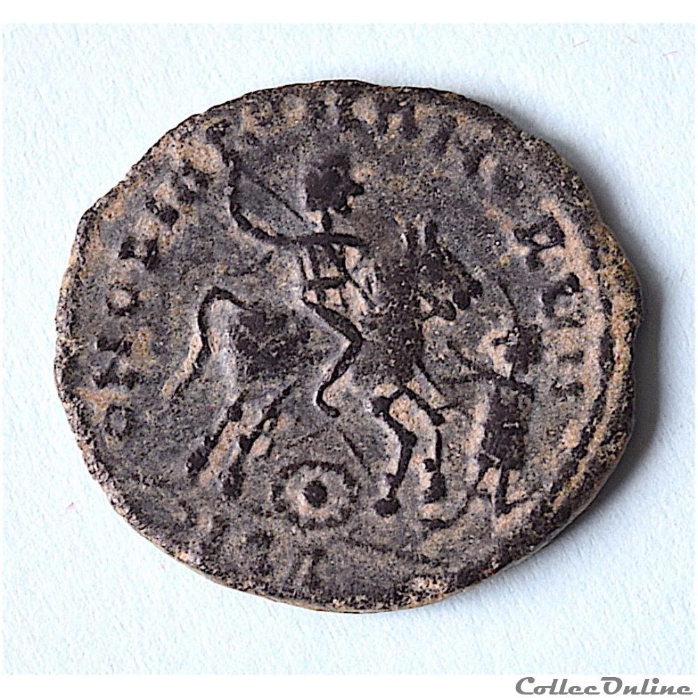 Magnence (Flavius Magnentius) (303 - 11 août 353) PLRS. GLORIA ROMANORVM "imitation Barbare" monnaies antiquite jc ap romaines republicaines imperiales magnence flavius magnentius 303 11 aout 353 plrs gloria romanorvm imitation barbare