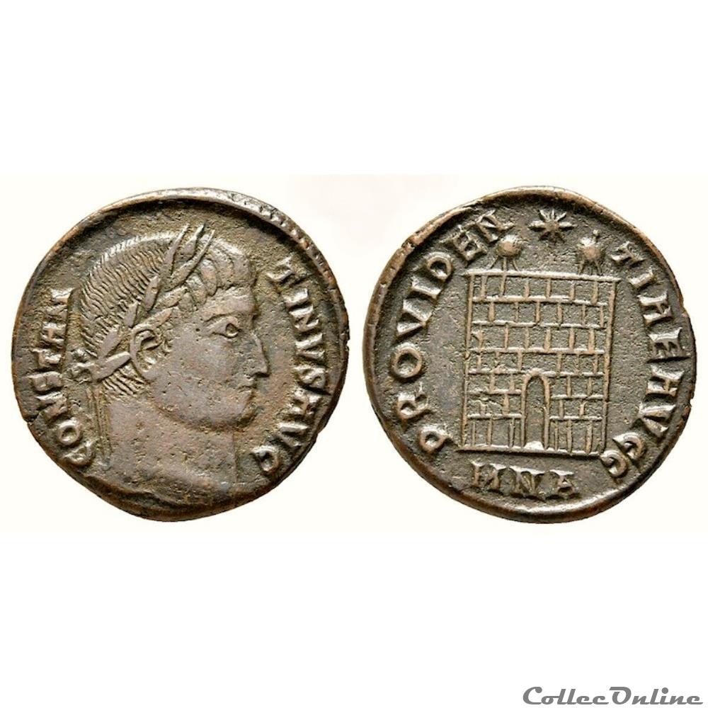 monnaie antique romaine constantin ier follis nicomedie 325 326 ric 121 c1