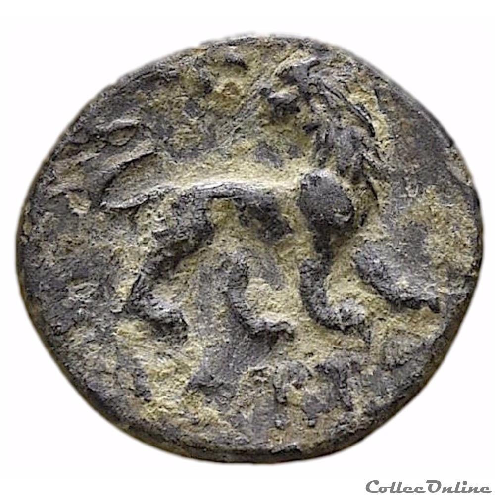 IONIEN Milet (323 BC to 188 BC) Unité c. 225-190 AC. 2 monnaie antique grecque ionien milet 323 bc to 188 bc unite c 225 190 ac