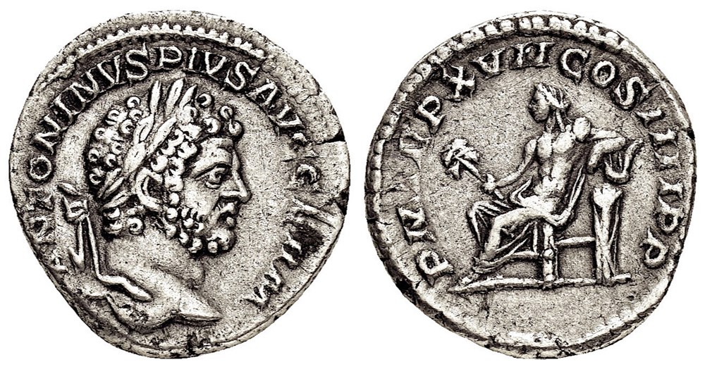 Caracalla - Denier Apollon à la Lyre - RIC.238 A monnaies antiques romaines imperiales et republicaines caracalla denier apollon a la lyre ric 238 a