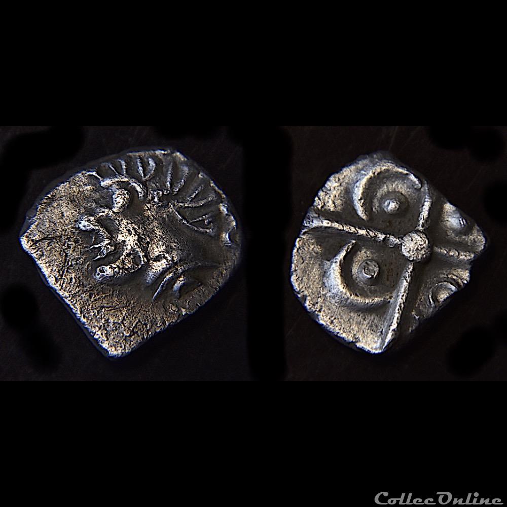 Drachme du type "à la tête négroïde", -125/-50 monnaie antique av jc ap gauloise drachme du type a la tete negroide 125 50