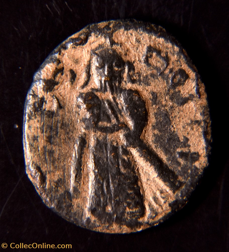 Abd Al-Malik (686-705) Calife debout fals "Atelier incertain" 3 monnaie antique av jc ap islamique abd al malik 686 705 calife debout fals atelier incertain