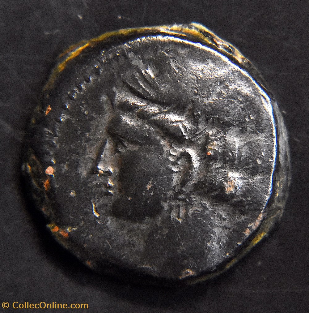 ZEUGITANE - CARTHAGE - SARDAIGNE - Shekel 4 monnaies antiques grecques zeugitane carthage sardaigne shekel