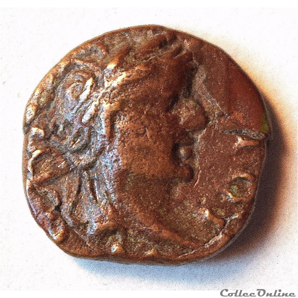 TROAS. Abydos. sous Tibère (14 -37 AD) à la Lyre - Rare ! 2 monnaie antique av jc ap romaine troas abydos sous tibere 14 37 ad a la lyre rare