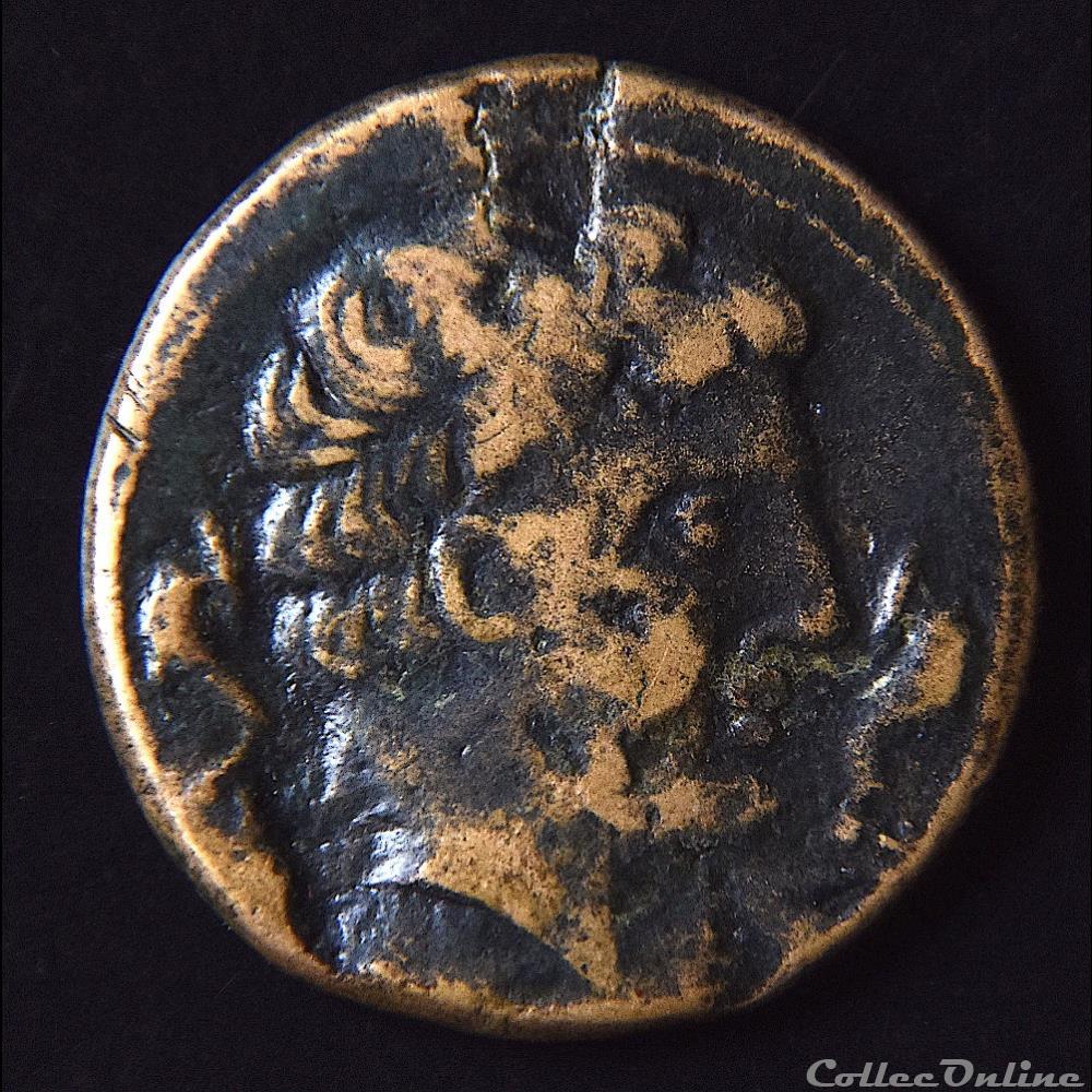 Celse (époque de Tibère 14 - 37 ap.jc ) Saragosse (monnaies romano-ibériques) 4 antique gauloise celse epoque de tibere 14 37 ap jc saragosse monnaies romano iberiques