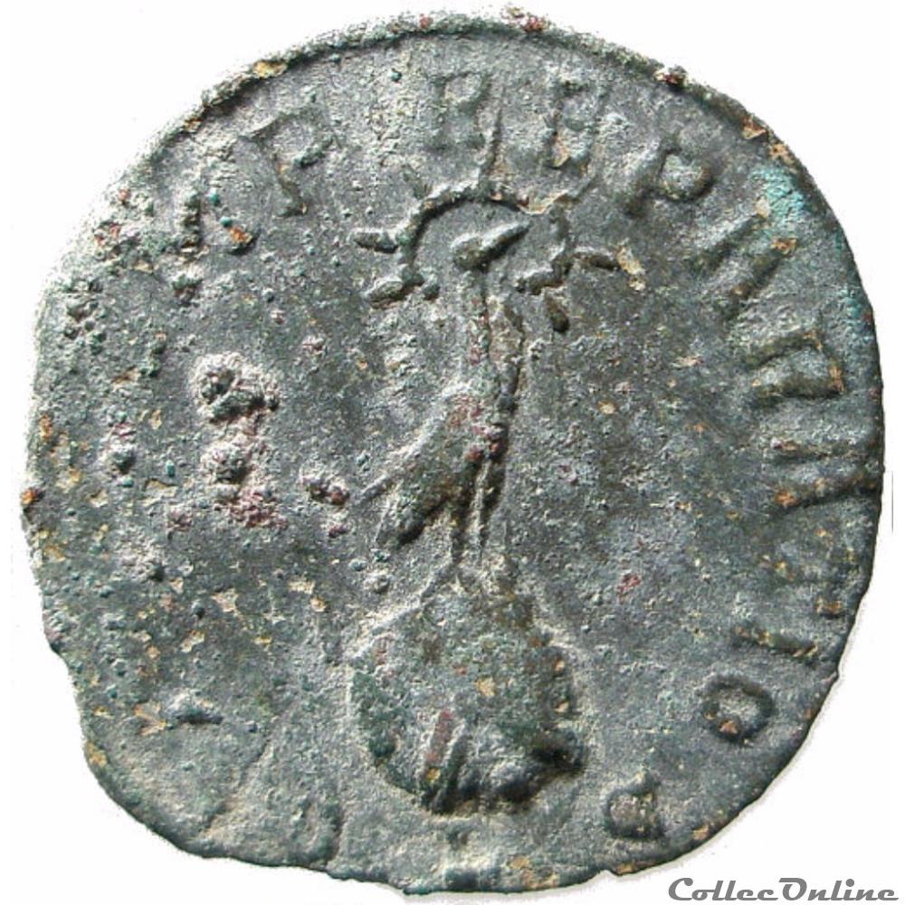 Constance II (337-361 AP. JC) "FEL TEMP REPARATIO" le Phoenix sur un globe 3 monnaie antique romaine constance ii 337 361 ap jc fel temp reparatio le phoenix sur un globe
