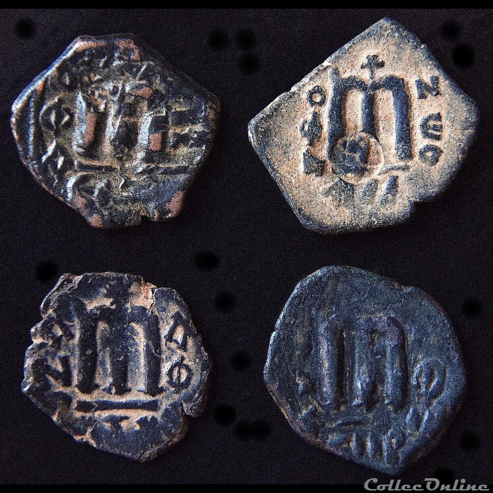 1- 3 - Pseudo Byzantine "Imitative coins" de Sear 1001 Constans II 3 monnaie antique autre 1 3 pseudo byzantine imitative coins de sear 1001 constans ii