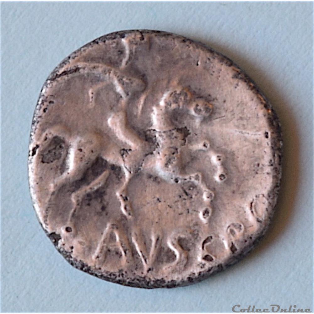 monnaie antique gauloise denier au cavalier dvrnacos avscro ier siecle av jc
