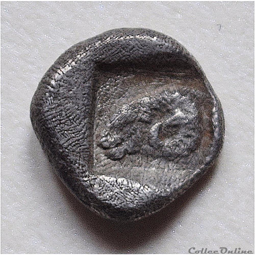 Troas, Kebren. Hemiobole du 5e siècle av.jc au Bélier 3 monnaie antique grecque troas kebren hemiobole du 5e siecle av jc au belier