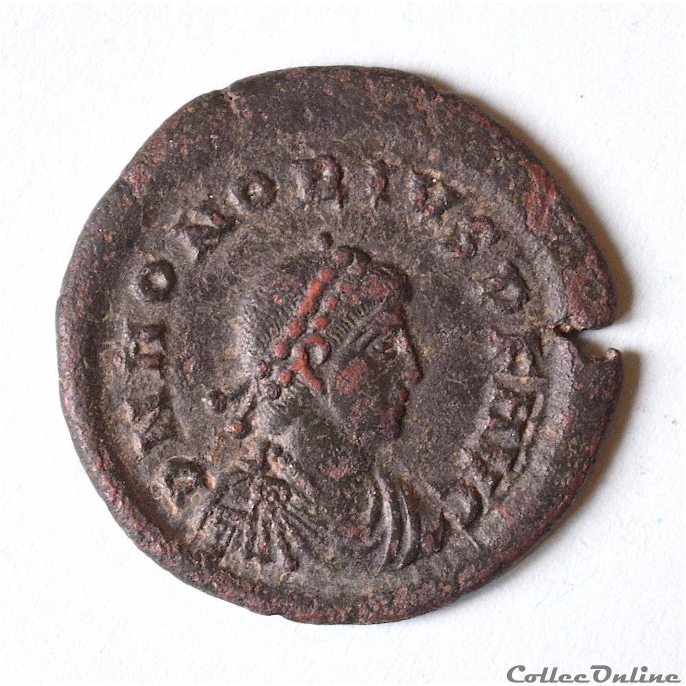 monnaie antique romaine honorius 395 423 follis ric ix 28c