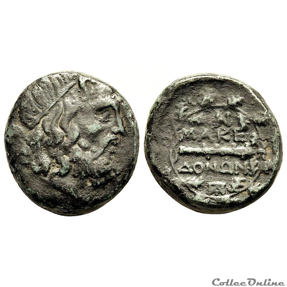 Philippe V et Persée (185-168 BC). monnaie antique av jc a ap grecque philippe v et persee 185 168 bc