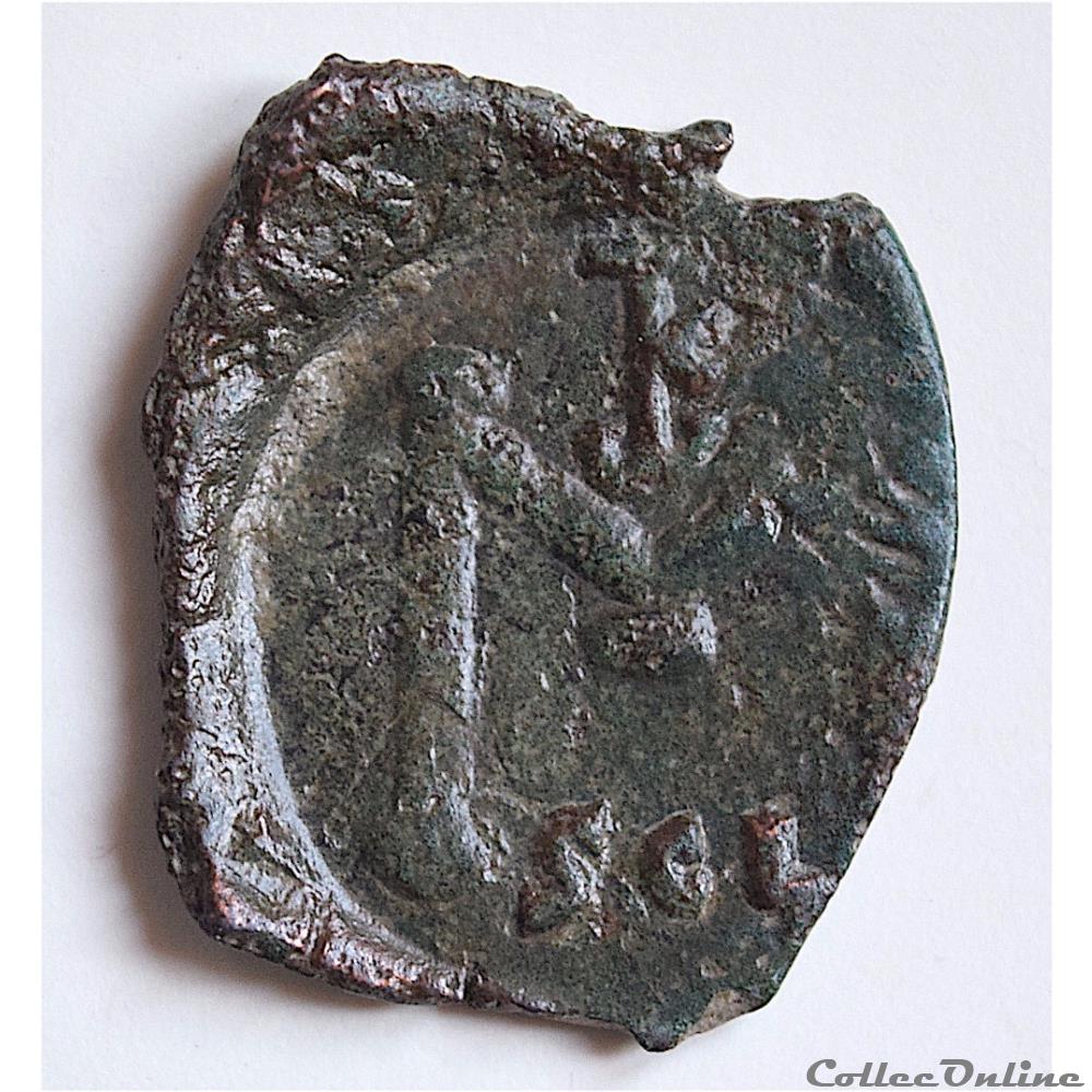 monnaie antique byzantine constans ii 641 668 follis syracuse sear 1107