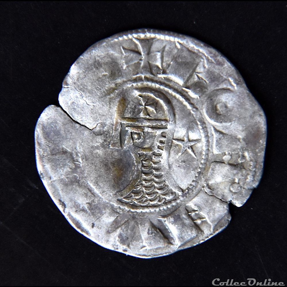 Principauté d'Antioche - Bohémond III - Denier (1149-1163) 2 monnaie feodale etat latin orient principaute antioche bohemond iii denier 1149 1163