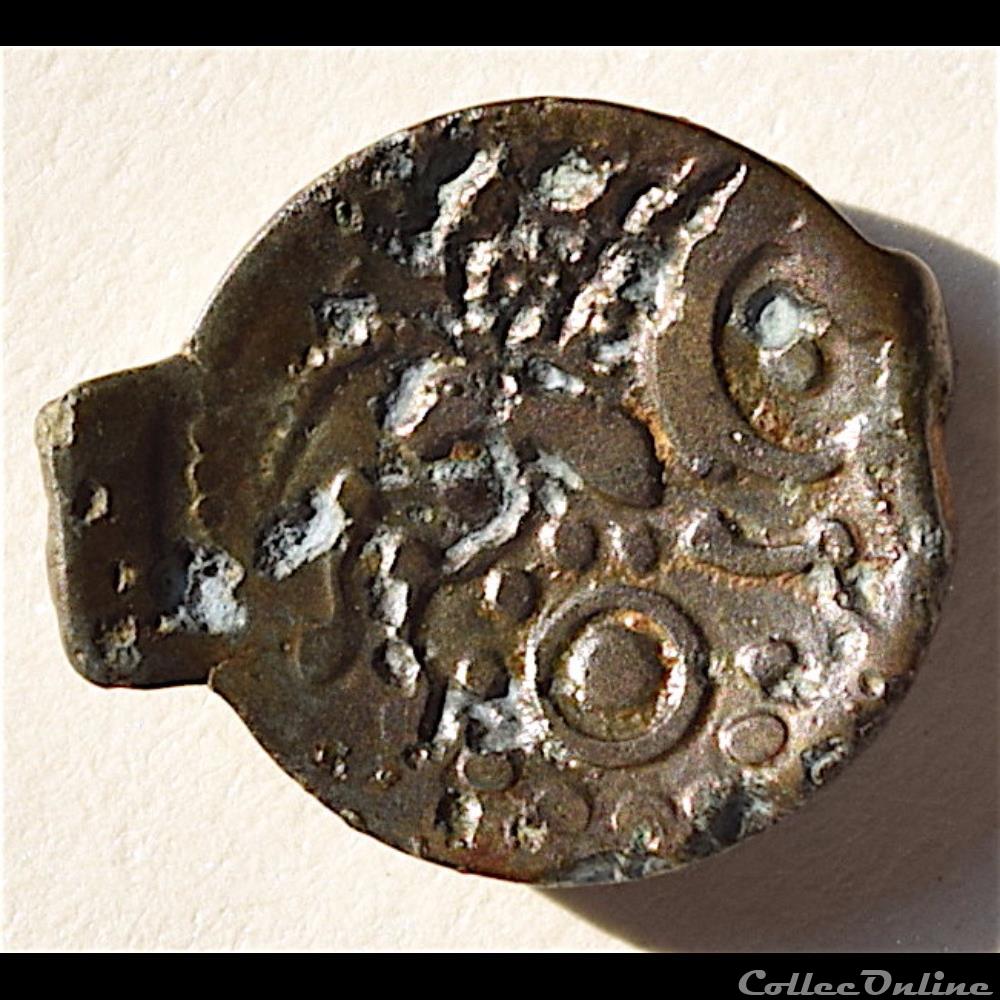 AULERQUES EBUROVICES (région d'Évreux) Bronze au cheval (60-50 av.jc.) 3 monnaie antique gauloise aulerques eburovices region evreux bronze au cheval 60 50 av jc