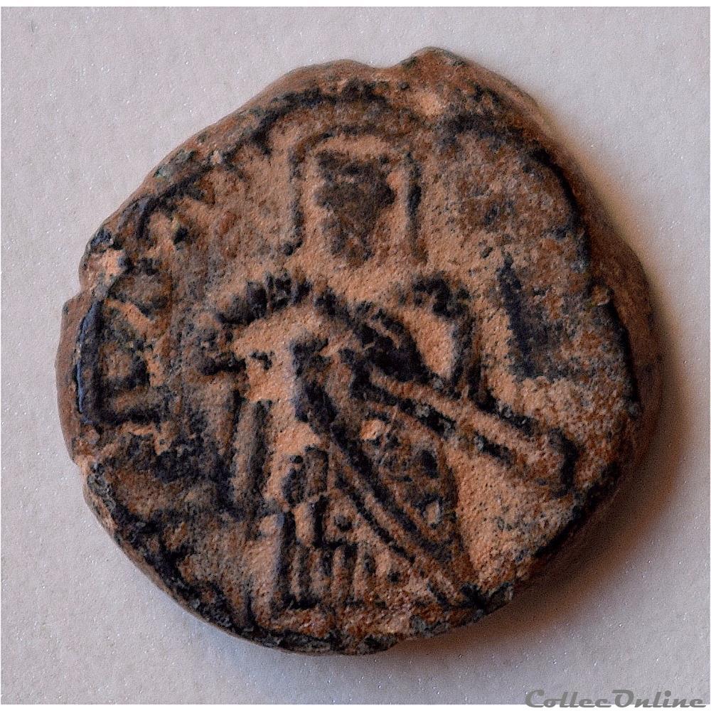 Abd Al-Malik - (646 - 705) Le Calife avec son nom et son titre - Type au "M" - Amman 4 monnaie antique autre abd al malik 646 705 le calife avec son nom et son titre type au m amman