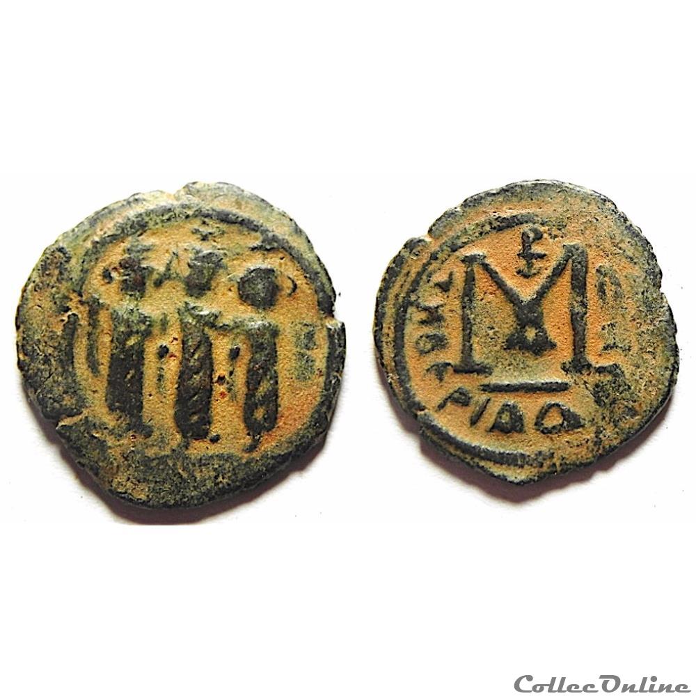 Califat de MU'AWIYA (660 -680 A.D) Fals à "L'empereur et deux Fils" Tibériade Walker 1956, 43-51 monnaie antique av jc ap autre califat de mawiya 660 680 a d fals a empereur et deux fils tiberiade walker 1956 43 51