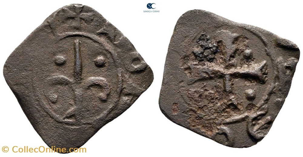 Antioche , Bohémond IV, 1201-1216 - Pougeoise, monnaies europe medievale etats latins orient antioche bohemond iv 1201 1216 pougeoise