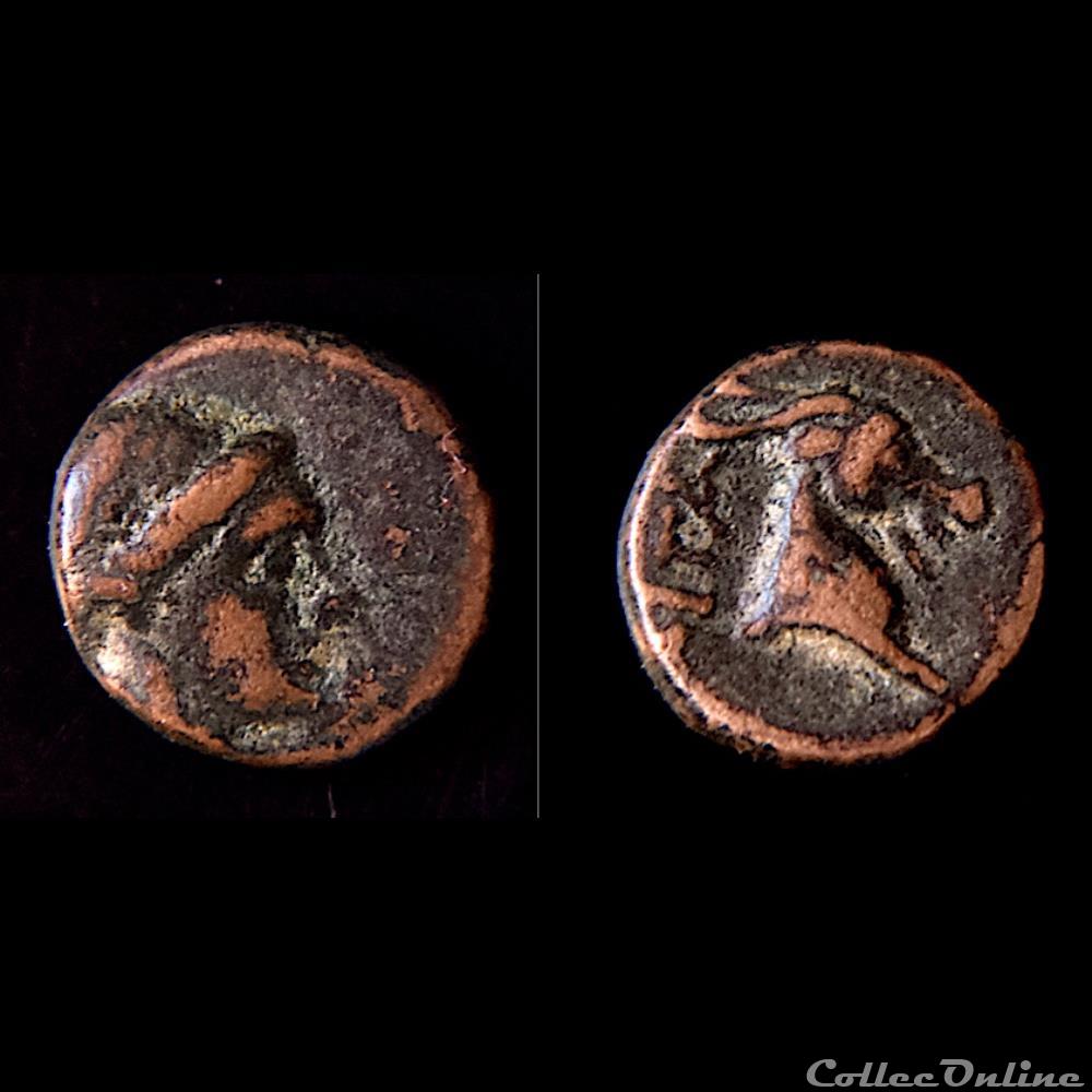 Aeolis. Egée (C.-B. 400-300 av.jc) Apollon & la Chèvre monnaie antique grecque aeolis egee c b 400 300 av jc apollon la chevre