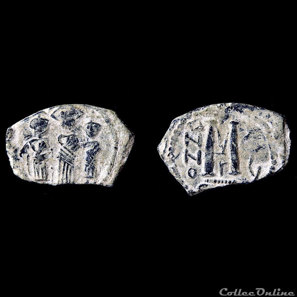 Pseudo byzantine aux trois empereurs (638-643) "Cyprus Imitations" Pottier Classe I monnaie antique autre pseudo byzantine aux trois empereurs 638 643 cyprus imitations pottier classe i