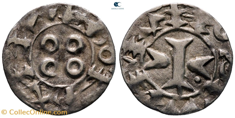 Languedoc - Comté de Melgueil - Raymond II Denier du XIè au XIIIème siècle monnaies france feodales languedoc comte de melgueil raymond ii denier du xie au xiiieme siecle