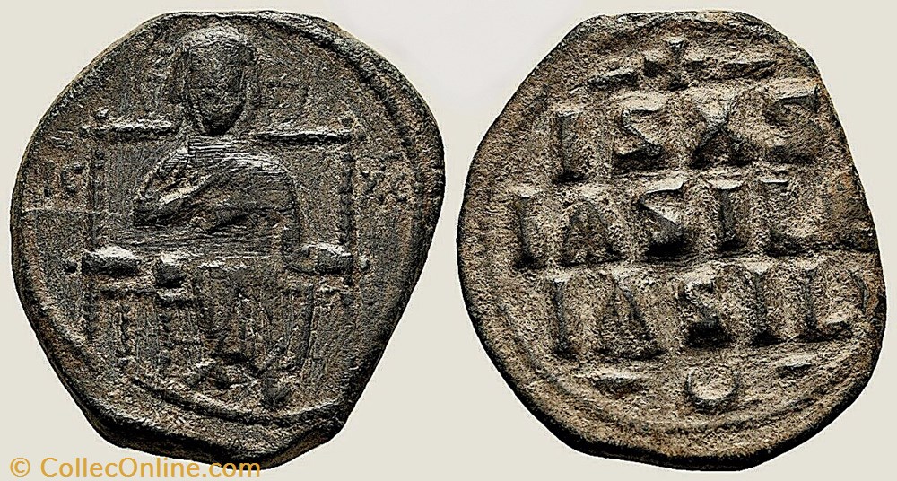 monnaie antique av jc ap byzantine follis anonyme de classe d attribue a constantin ix 1042 1055 constantinople