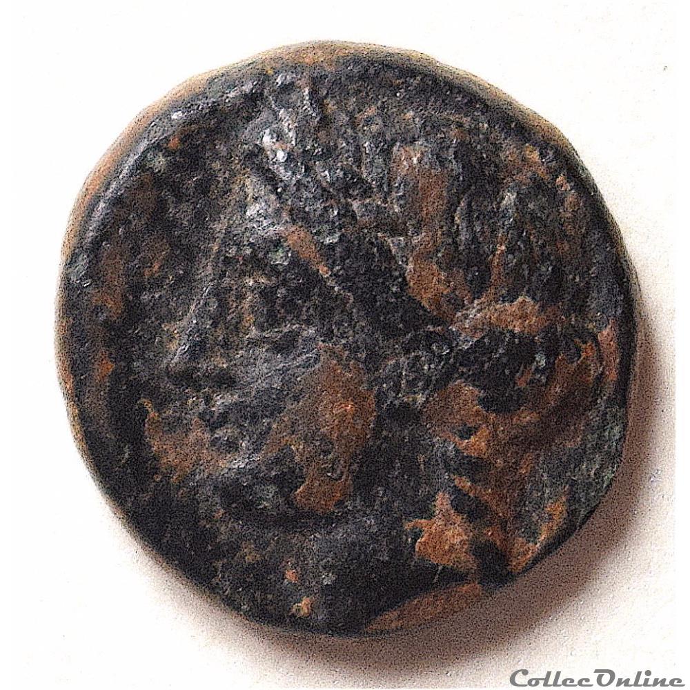 Carie - Halicarnasse (BC 400-380) AE 10 Apollo à la Lyre 2 monnaie antique av jc grecque carie halicarnasse bc 400 380 ae 10 apollo a la lyre
