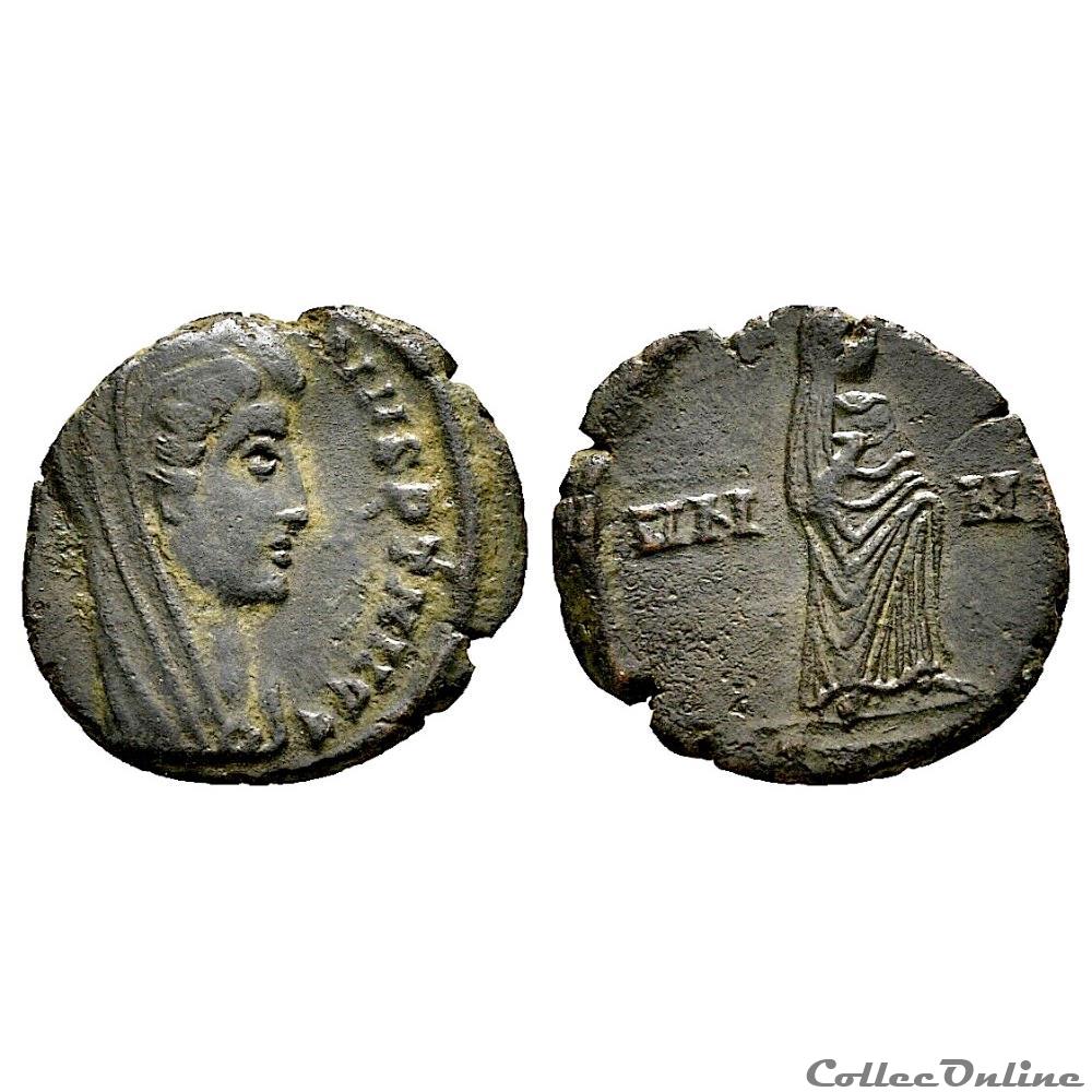 Constantin Ier "Restitution" par Constantin II, Constans et Constance II Centenionalis (347 - 348) monnaie antique av jc ap romaine constantin ier restitution par constantin ii constans et constance ii centenionalis 347 348