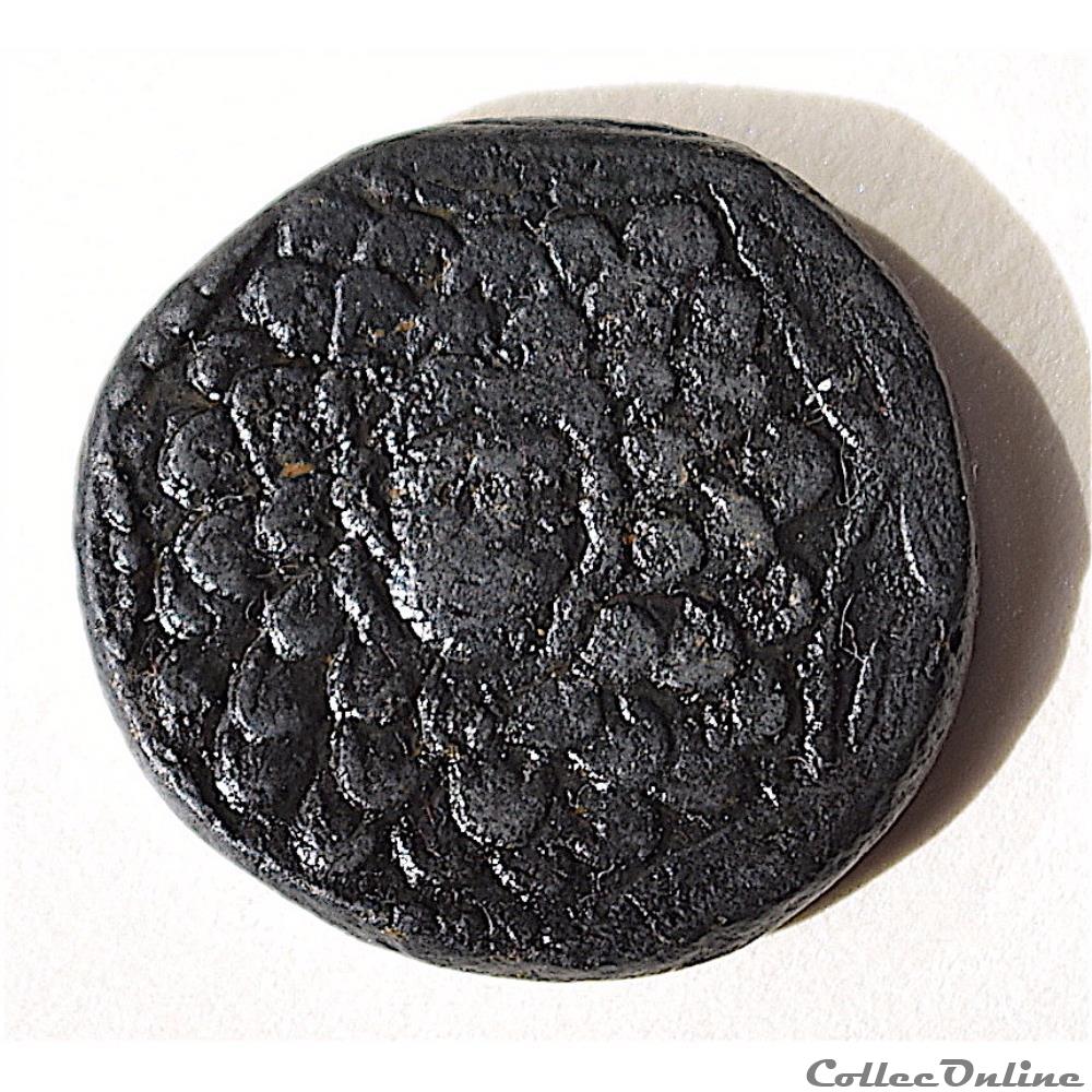 "Pontos Amisos" Royaume de Pont (120-63 av. JC) Bronze "drachme Aegis" monnaie antique grecque pontos amisos royaume de pont 120 63 av jc bronze drachme aegis