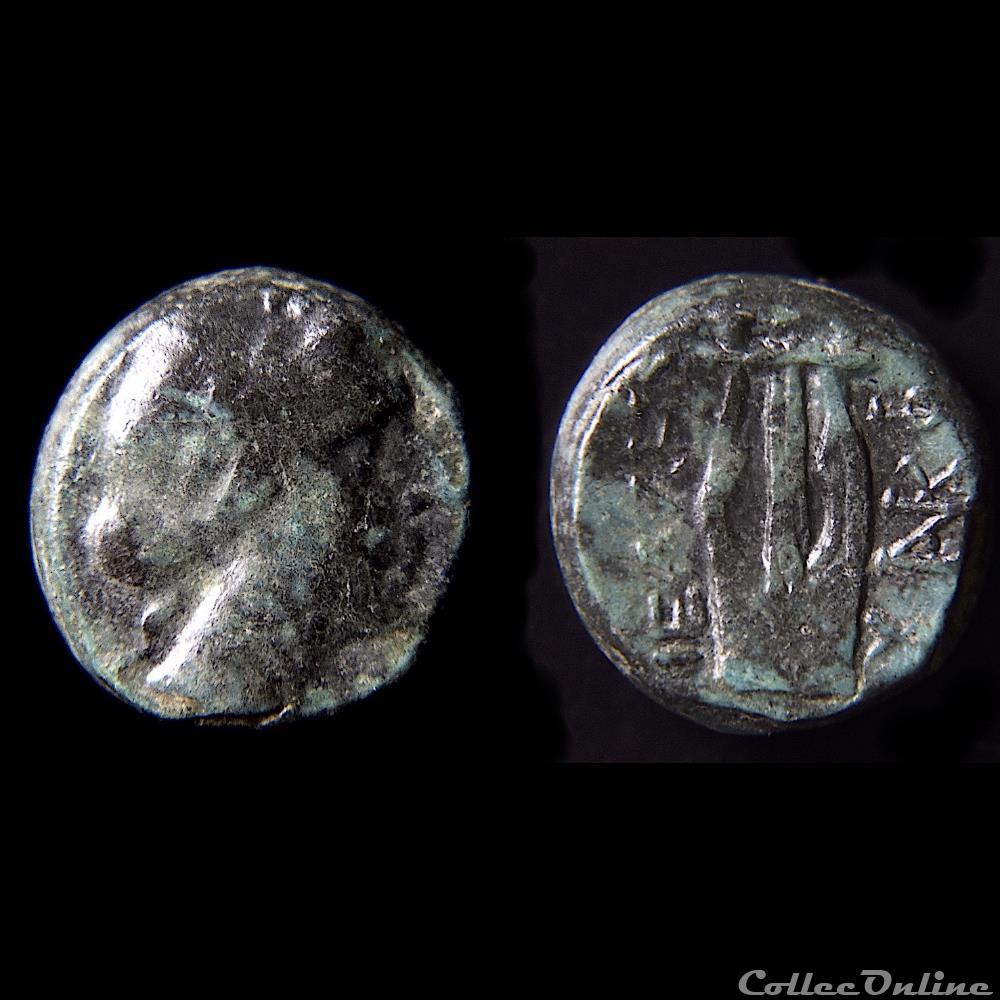 MACEDONIA, Pella. 187-31 av. j.c 2 monnaie antique grecque macedonia pella 187 31 av j c