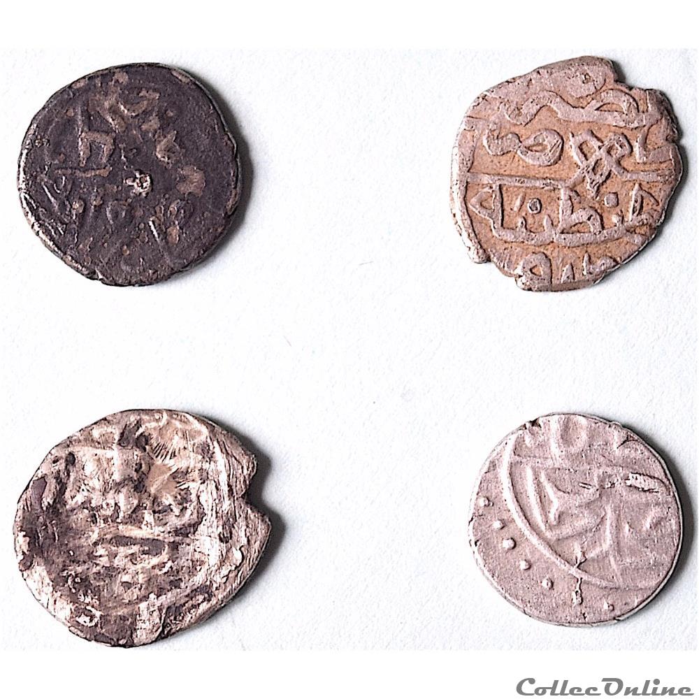 Sultanat de Mehmet II Murad II et Bayezid II ( de 1444 à 1502 A.D ) 4 Akces d'Edirne monnaie antique av jc ap autre sultanat de mehmet ii murad ii et bayezid ii de 1444 a 1502 a d 4 akces edirne