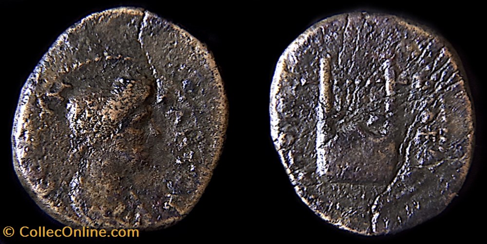 LYDIA. Apollonis. Pseudo-autonomie. règne de Titus à Domitien (79-96) monnaie antique av jc romaine provinciale lydia apollonis pseudo autonomie regne de titus a domitien 79 96