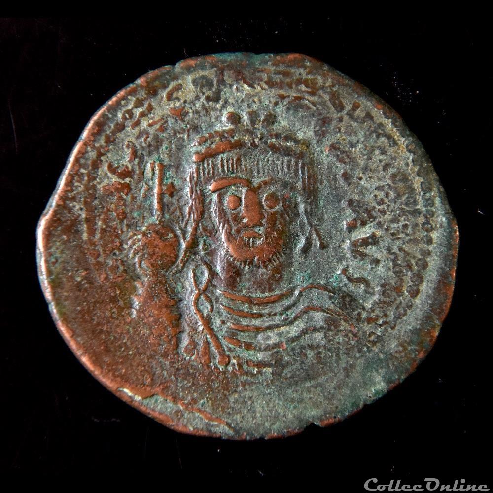 Héraclius Follis émis à Constantinople - Année III (3) 612 / 613 A.D - Sear 804 3 monnaie antique av jc ap byzantine heraclius follis emis a constantinople annee iii 3 612 613 a d sear 804
