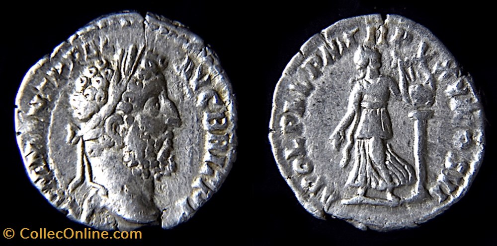 COMMODE (166-192) - Rome - Denier - RIC.218 monnaie antique av jc a ap romaine republicaine imperiale commode 166 192 rome denier ric 218