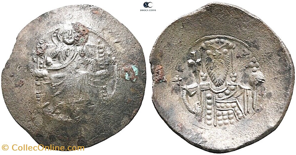 ALEXIS Ier COMNÈNE Aspron trachy Date : 1092-1118 - Constantinople - Sear 1918 4 monnaies byzantines la dynastie alexis ier comnene aspron trachy date 1092 1118 constantinople sear 1918