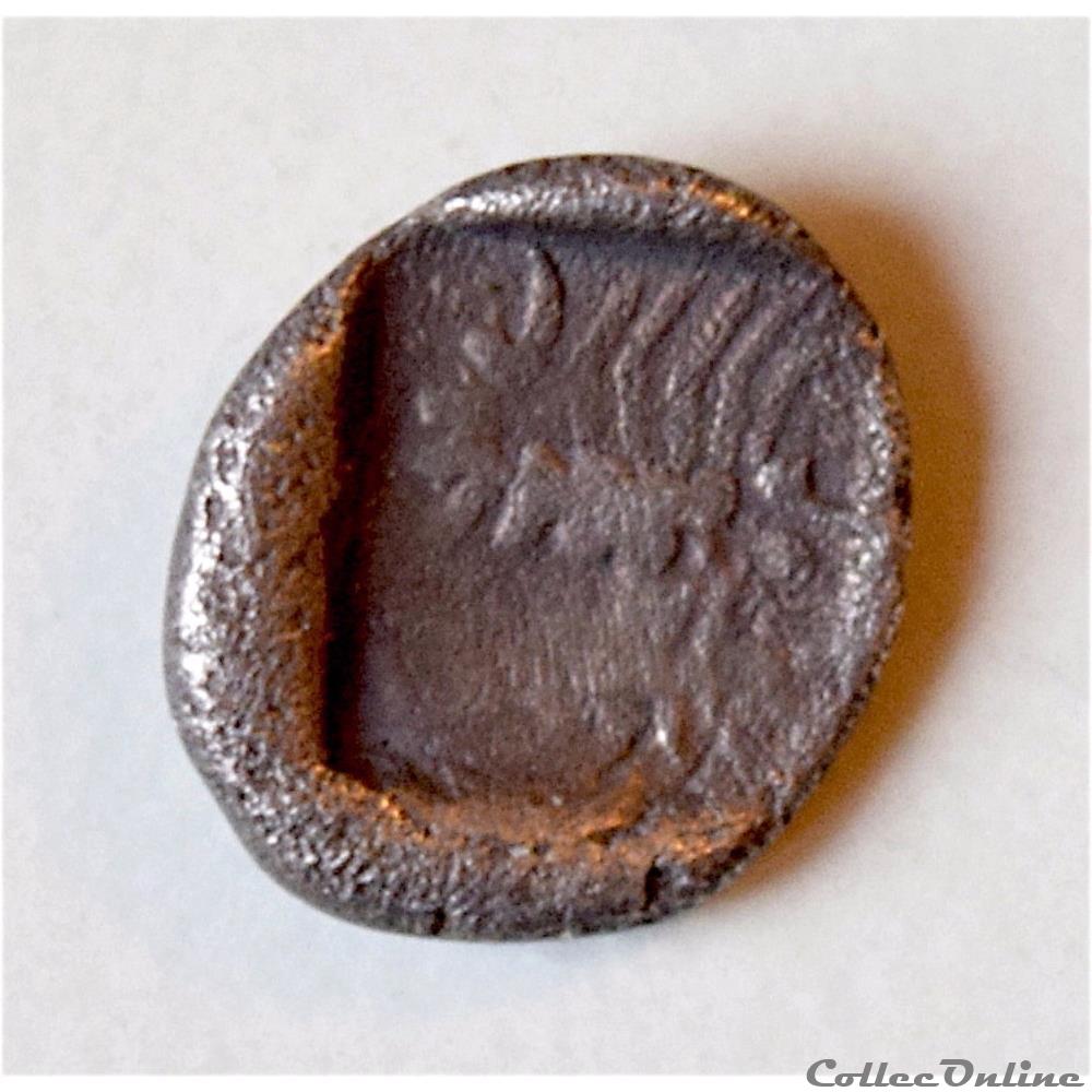 Caria (Carie) Mylasa. Hemiobol au "lion et Scorpion" (450-400 av.jc) monnaie antique grecque caria carie mylasa hemiobol au lion et scorpion 450 400 av jc