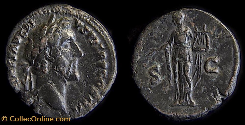 ANTONIN LE PIEUX As - Rome - RIC 826 monnaies antiquite av jc ap romaines republicaines imperiales antonin le pieux as rome ric 826