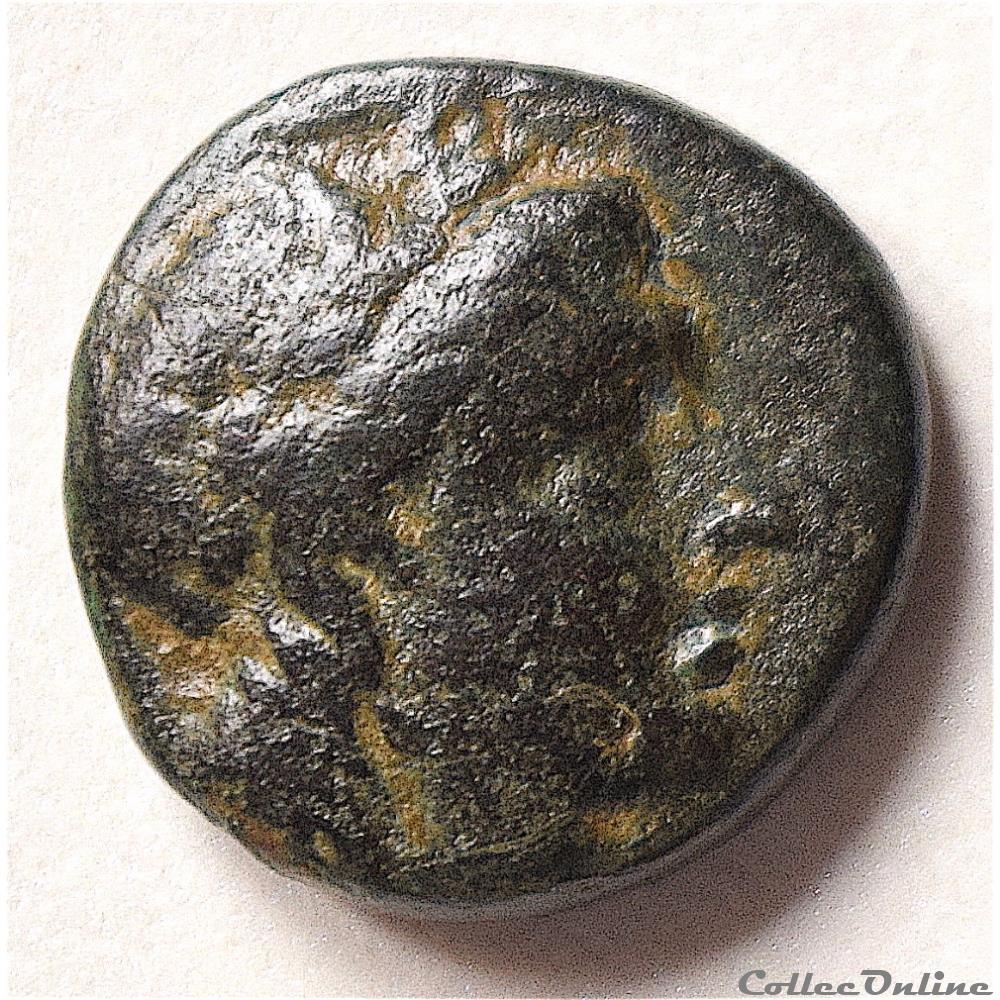 monnaie antique grecque antiochos viii akko ptolemais 12 apollo lyre 121 96 av j c