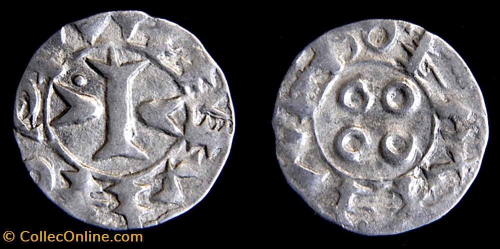 Languedoc - Comté de Melgueil - Raymond II Denier du XIè au XIIIème siècle monnaies france feodales languedoc comte de melgueil raymond ii denier du xie au xiiieme siecle