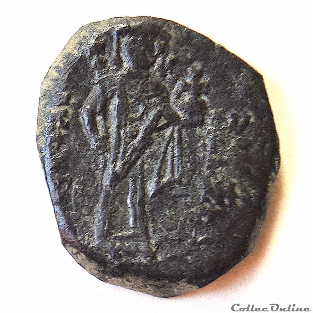Jean II Comnène avec la Vierge orans (1118-1143) Demi Tetarteron - Sear 1946 - monnaie antique byzantine jean ii comnene avec la vierge orans 1118 1143 demi tetarteron sear 1946