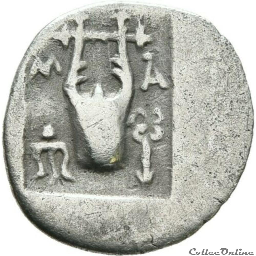 Ligue Lycienne - Masikytes, Lycia. Hémidrachme AR, 48-19 av. J.-C. 3 monnaies antiquite jc ap grecques ligue lycienne masikytes lycia hemidrachme ar 48 19 av j c